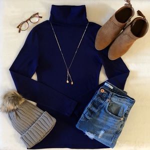 Old Navy Periwinkle Turtleneck, Size - S